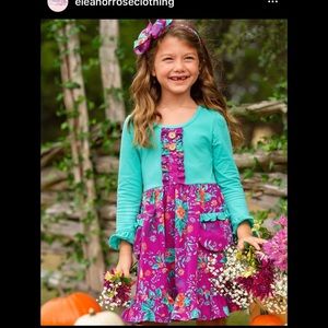 Eleanor Rose Plum Harvest Rhonda dress size 3-4